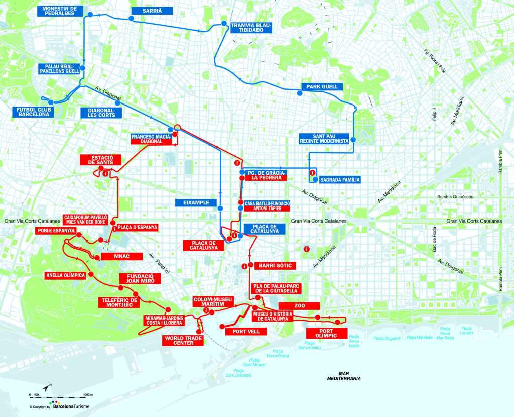 24+ Barcelona Bus Tour Map Packages