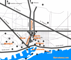 13+ Tourist Attractions In Barcelona Map&nbsp;Package